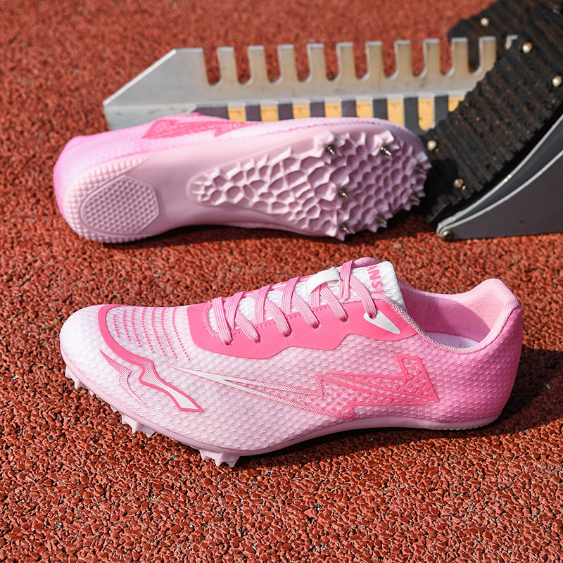 Pink Bolt Sprint Track Spikes