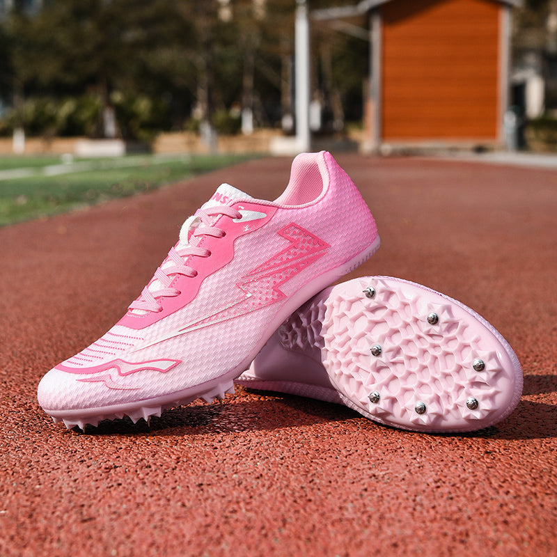 Pink Bolt Sprint Track Spikes
