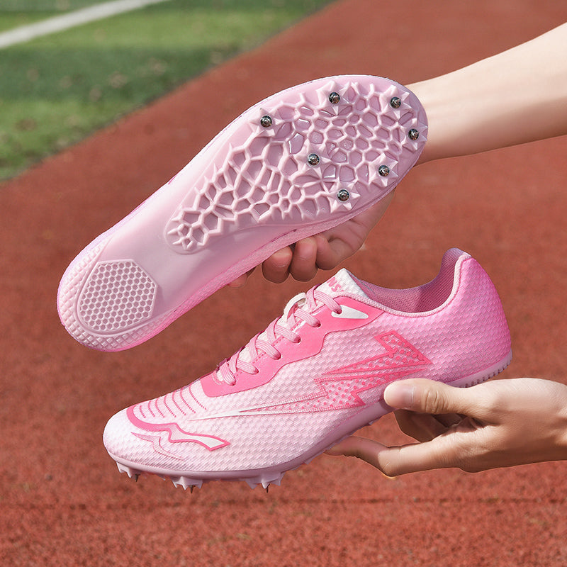 Pink Bolt Sprint Track Spikes