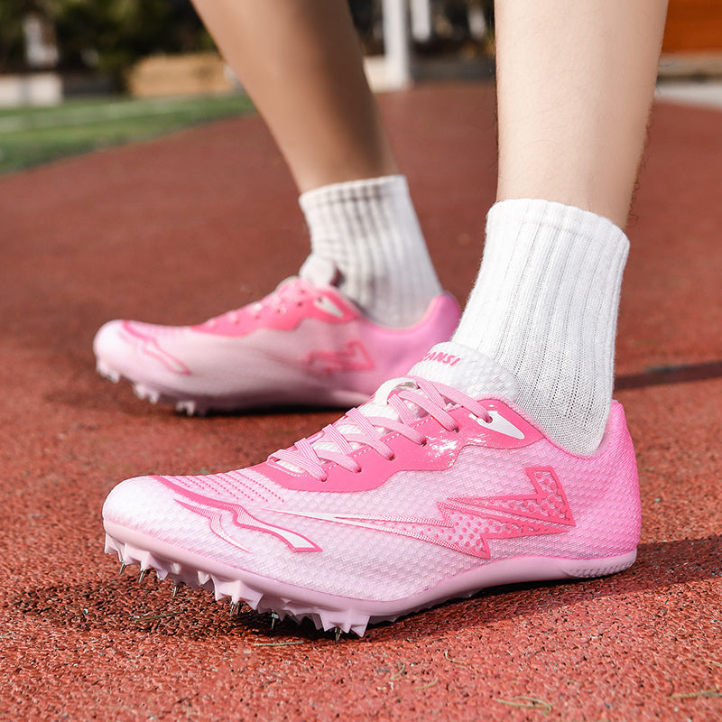 Pink Bolt Sprint Track Spikes