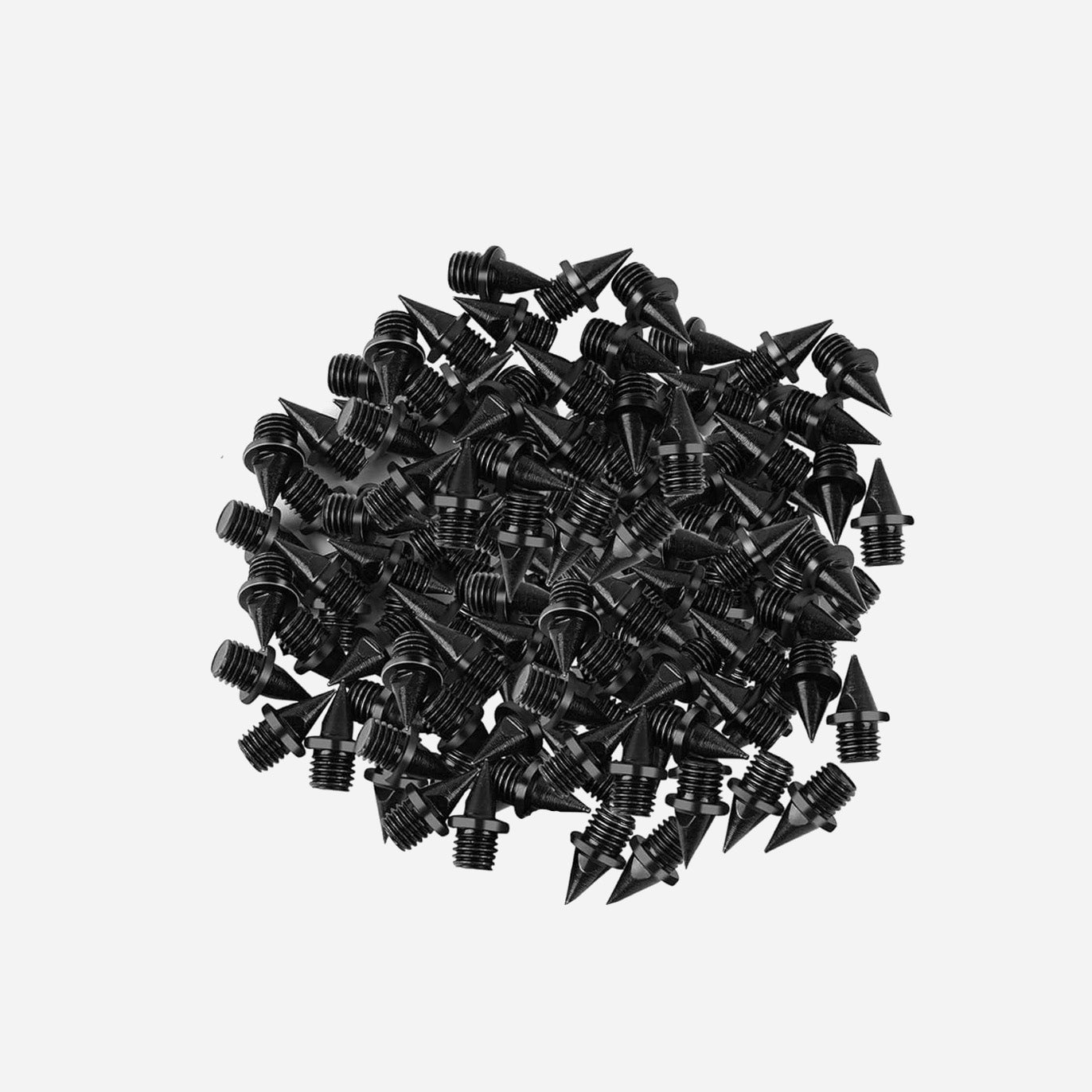 Black Spikes 1/4" 20 pcs