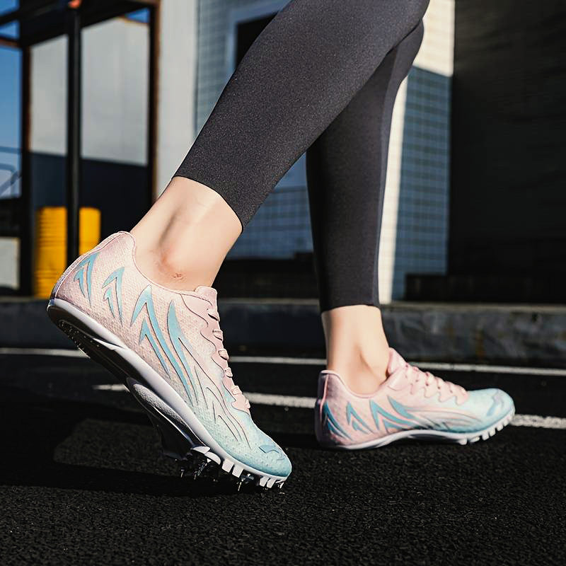 Pink Flame Sprint Track Spikes
