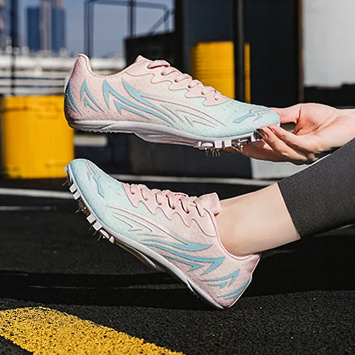 Pink Flame Sprint Track Spikes