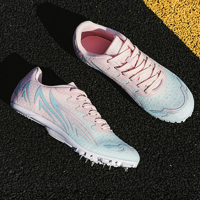 Pink Flame Sprint Track Spikes