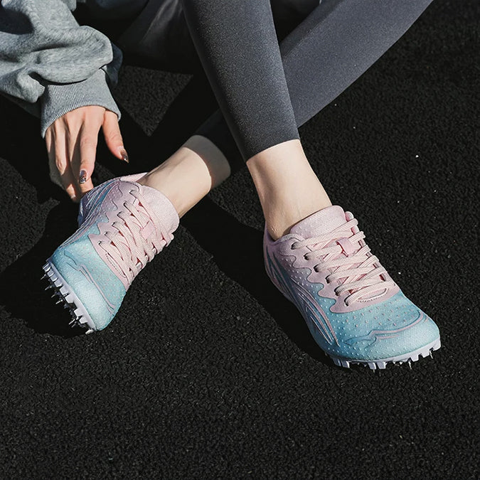 Pink Flame Sprint Track Spikes