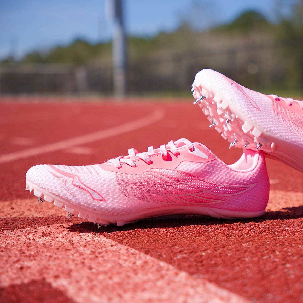 Pink Flight Sprint Track Spikes