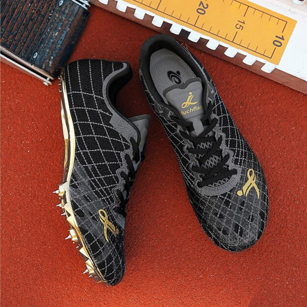 Gold Web Sprint Track Spikes