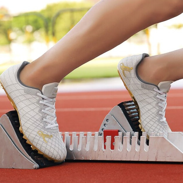 Gold Web Sprint Track Spikes