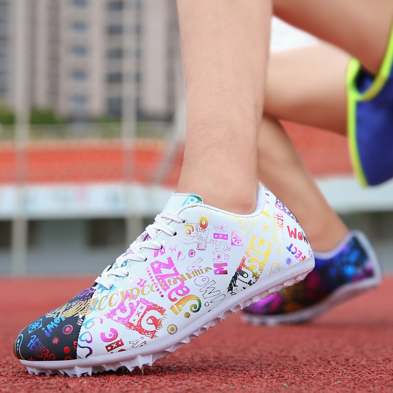 Graphic Bomb Sprint Track Spikes