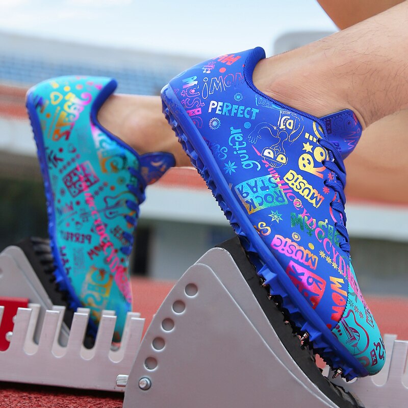 Graphic Bomb Sprint Track Spikes