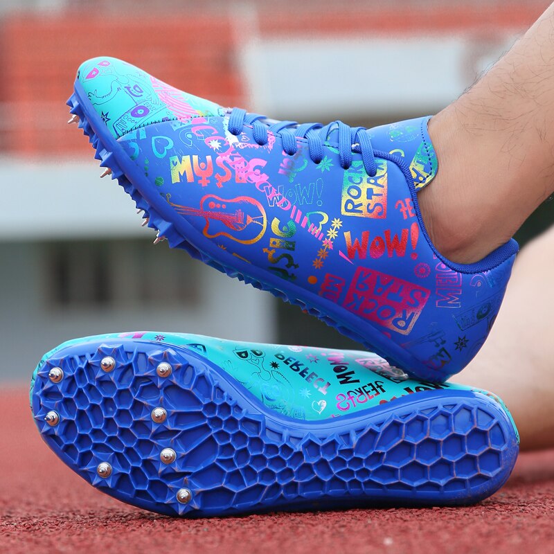 Graphic Bomb Sprint Track Spikes