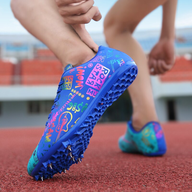 Graphic Bomb Sprint Track Spikes