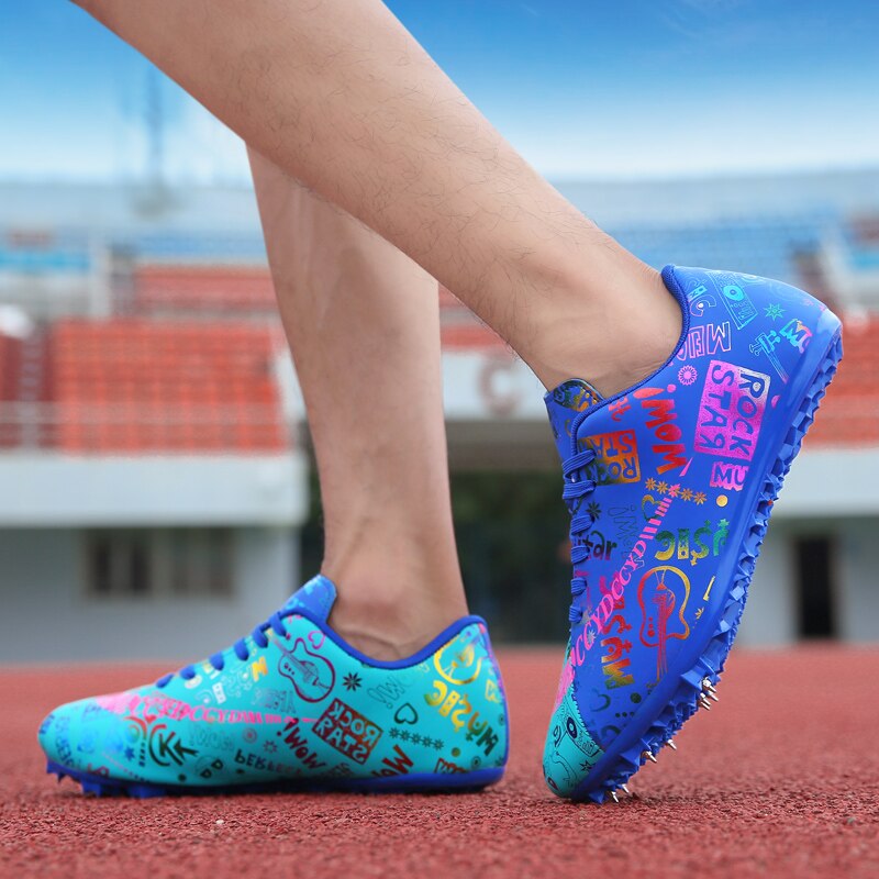 Graphic Bomb Sprint Track Spikes