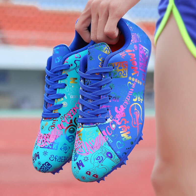 Graphic Bomb Sprint Track Spikes