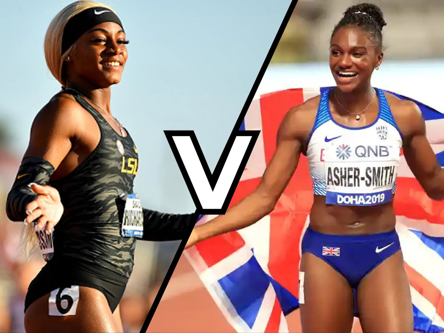 Sha'Carri Richardson v Dina Asher Smith