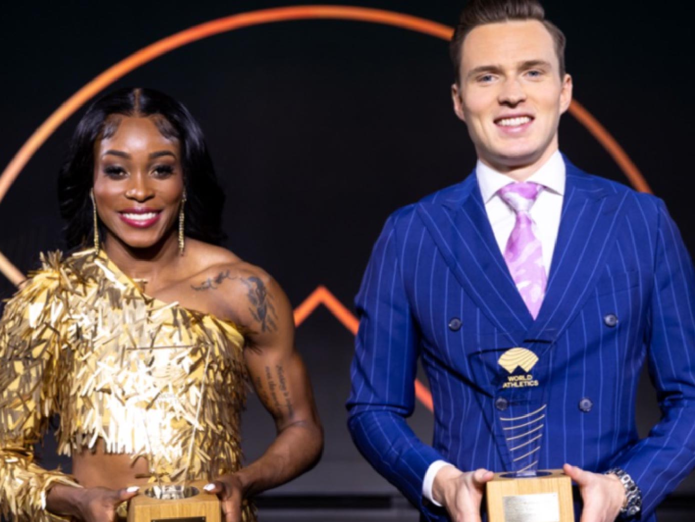 Thompson-Herah & Warholm Named World Athletes Of The Year