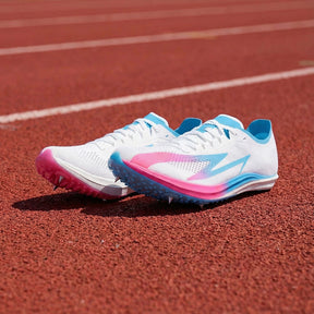 Sonic Pro Distance Track Spikes on a track