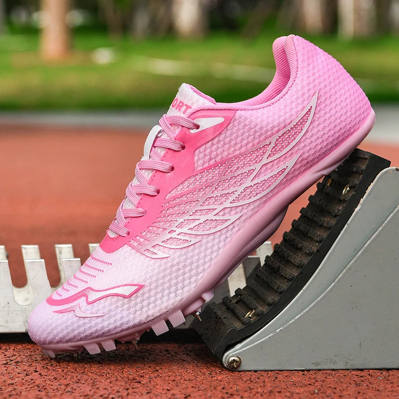 Pink Flight Sprint Track Spikes