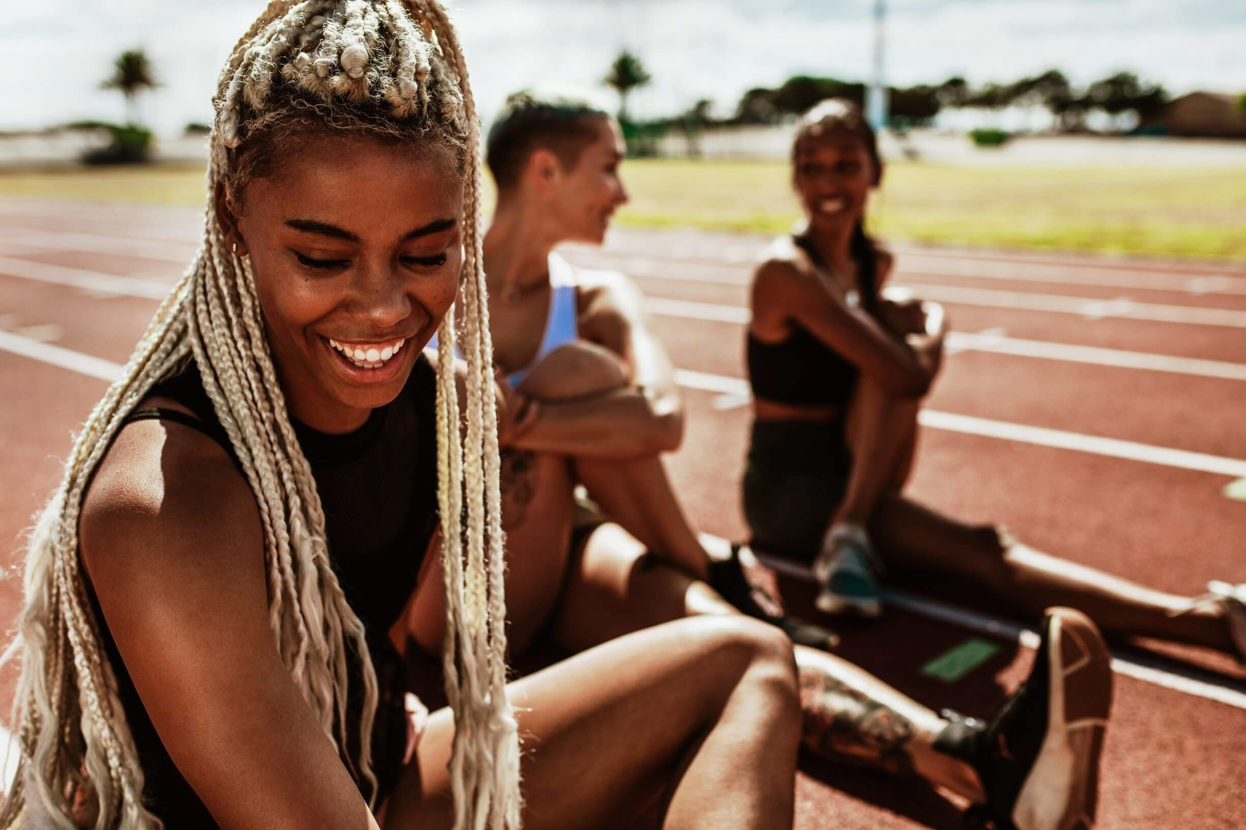 Girls at the track