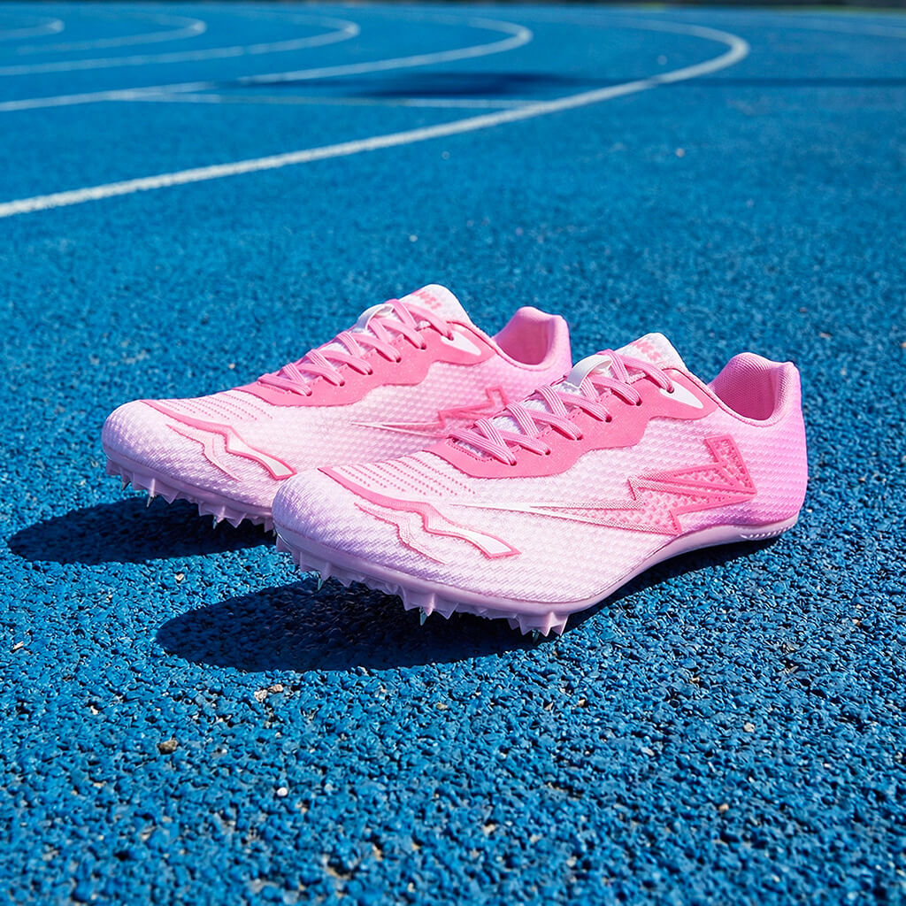 Pink Bolt Sprint Track Spikes