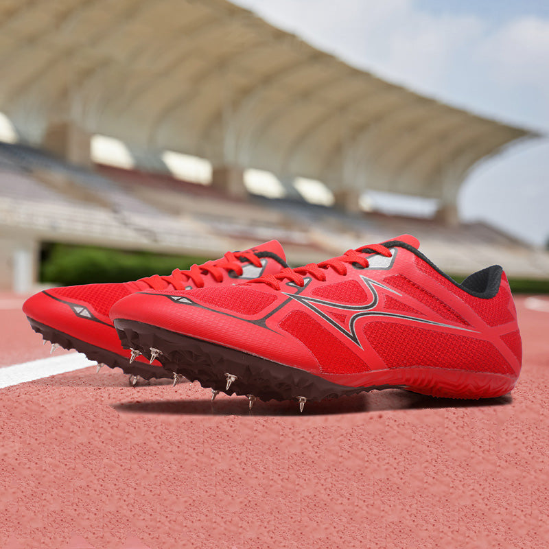 All red cheap track spikes