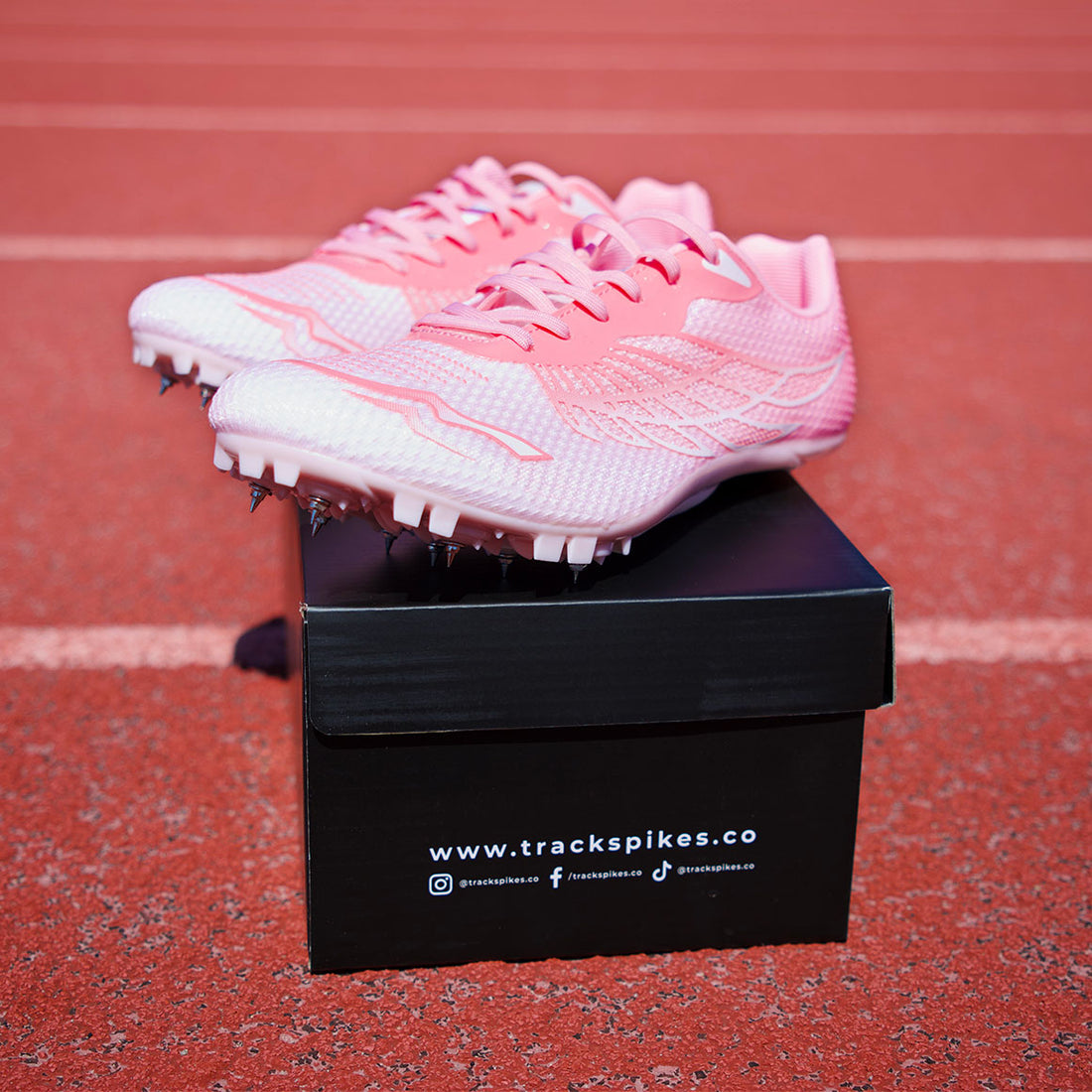 Pink Flight Sprint Track Spikes | TrackSpikes.co