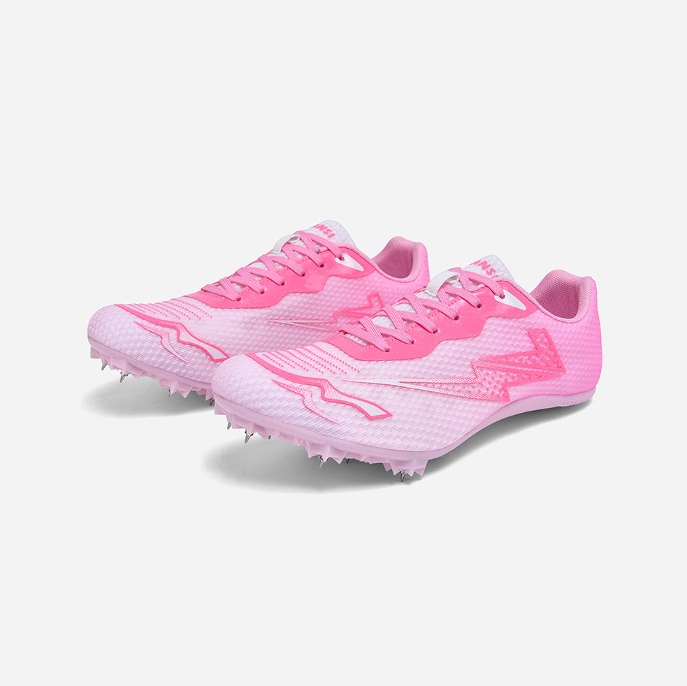 Pink Bolt Kids Sprint Track Spikes