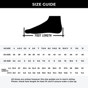 Sonic 958 Sprint Track Spikes size guide