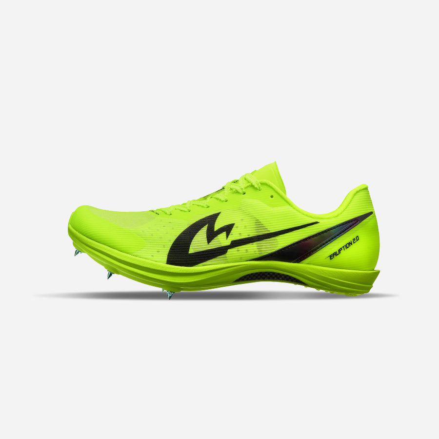 Sonic Carbon Fiber Sprint Track Spikes Neon