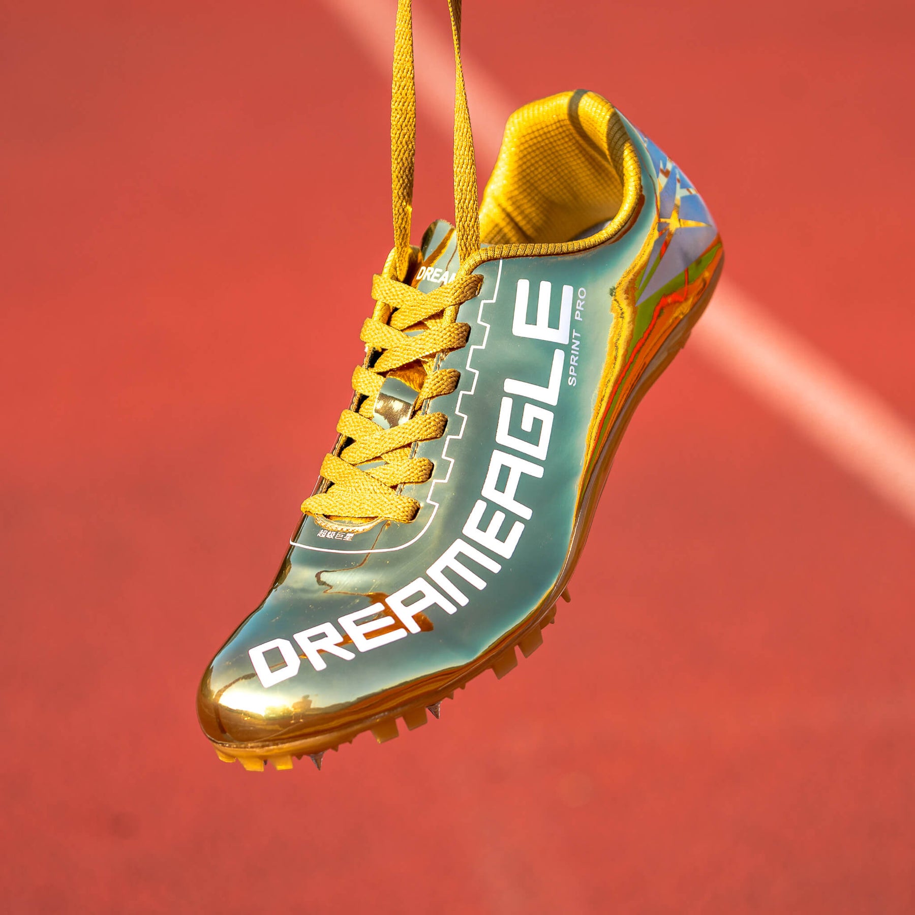 Gold Sprint Track Spikes