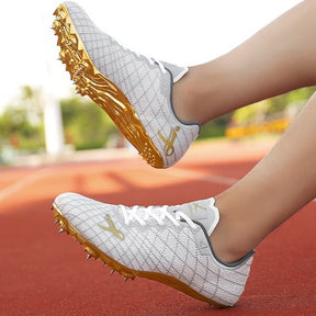 Gold Web Sprint Track Spikes