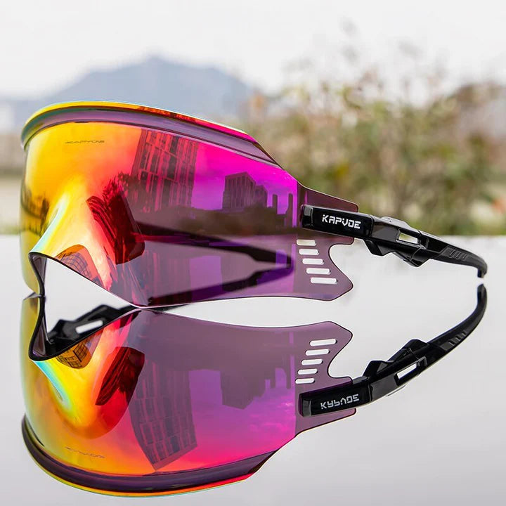 running goggles TS Running Sunglasses Purple Glow