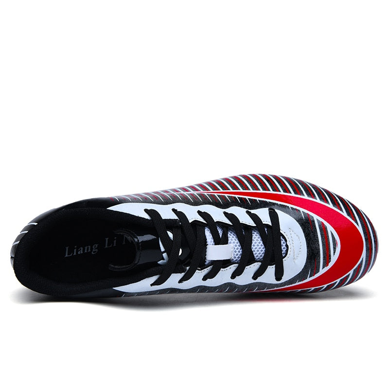 Mid X Distance Track Spikes Black from Above
