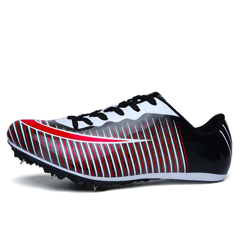 Mid X Distance Track Spikes Black side view
